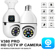 CCTV V380 Pro IP Camera Bulb 1080P Wireless