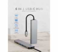 BAKEEY USB Hub Type C 6 in 1 HDMI 4K Display PD Fast Charge Adaptor - BK6