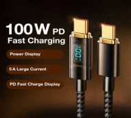 INXAMY Kabel Data Type C to Type C Fast Charging Braided 5A 1.2M - XM100
