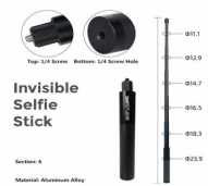 TaffSTUDIO Tongsis Selfie Stick Ultra Long for Insta360 GoPro - YZ669